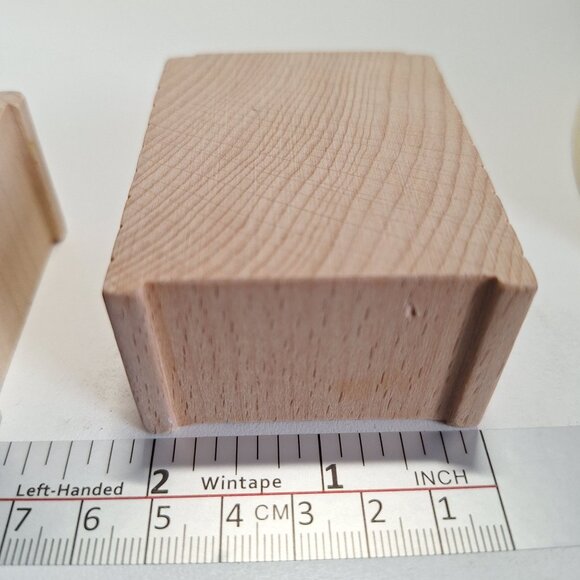 Wooden Elevated Train Track Railway Bridge Riser Thomas Compatible Blocks 2.5x2" - Picture 2 of 10